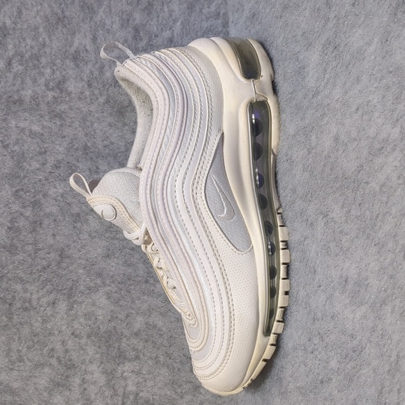 Nike Shoes - Nike Air Max 97 triple white size youth 4Y , women's 5.5